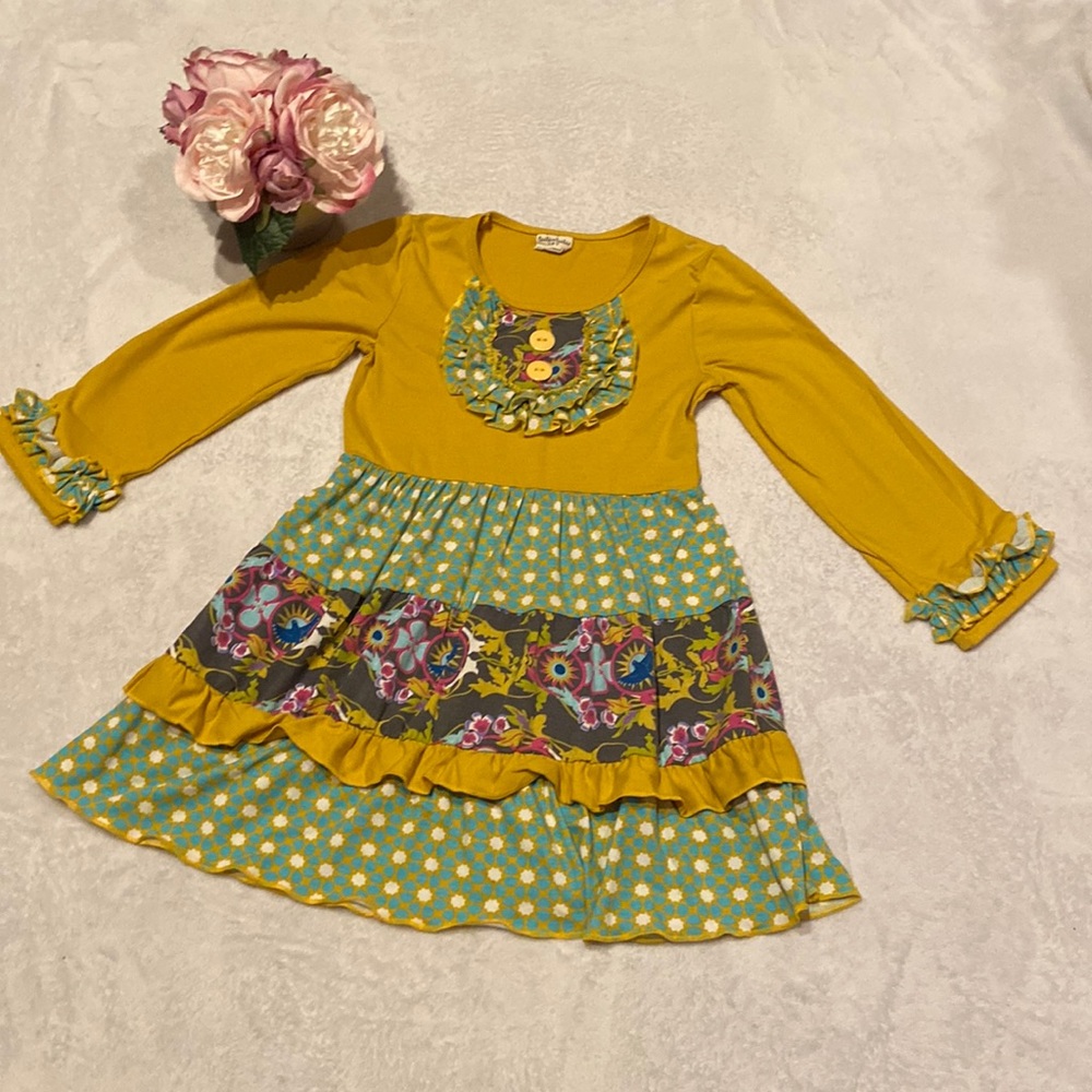 TUTU & LULU Size 7-8Y Ruffled Dress